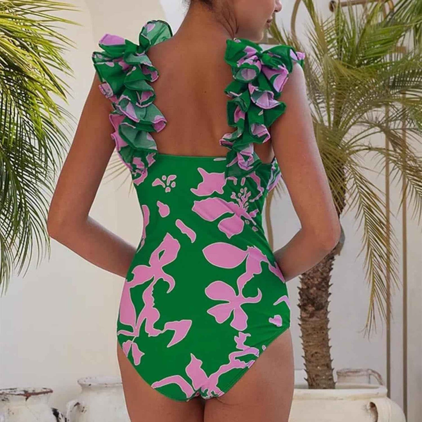 Mandy | Elegant Printed Swim Set