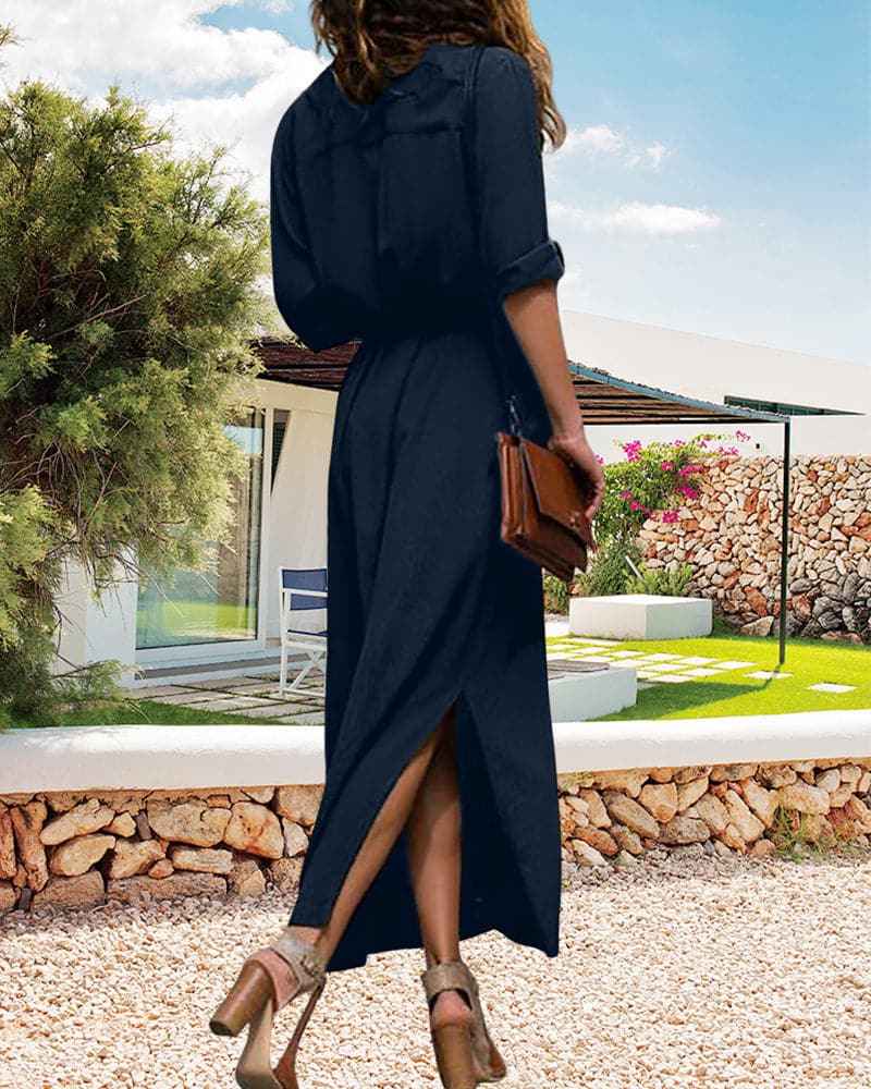 Aluka | Sophisticated Shirt Dress
