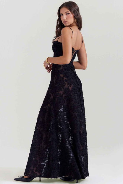 Serena - Elegant Evening Maxi Dress for Weddings and Events