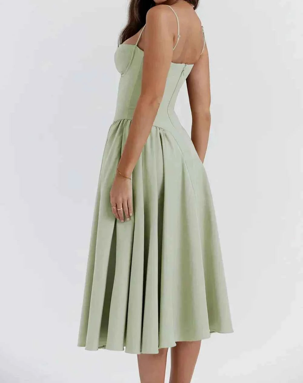 Isabel - Corset Midi Dress
