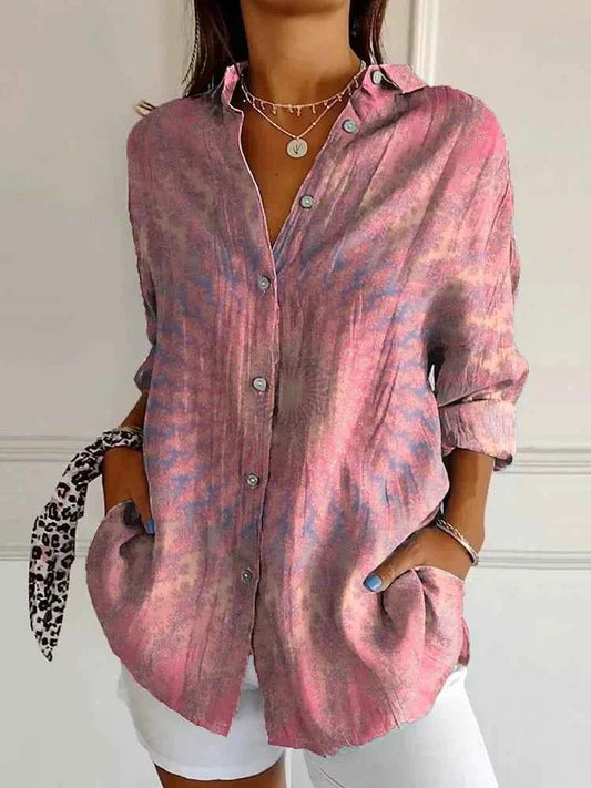 Kay | Vibrant Retro Blouse