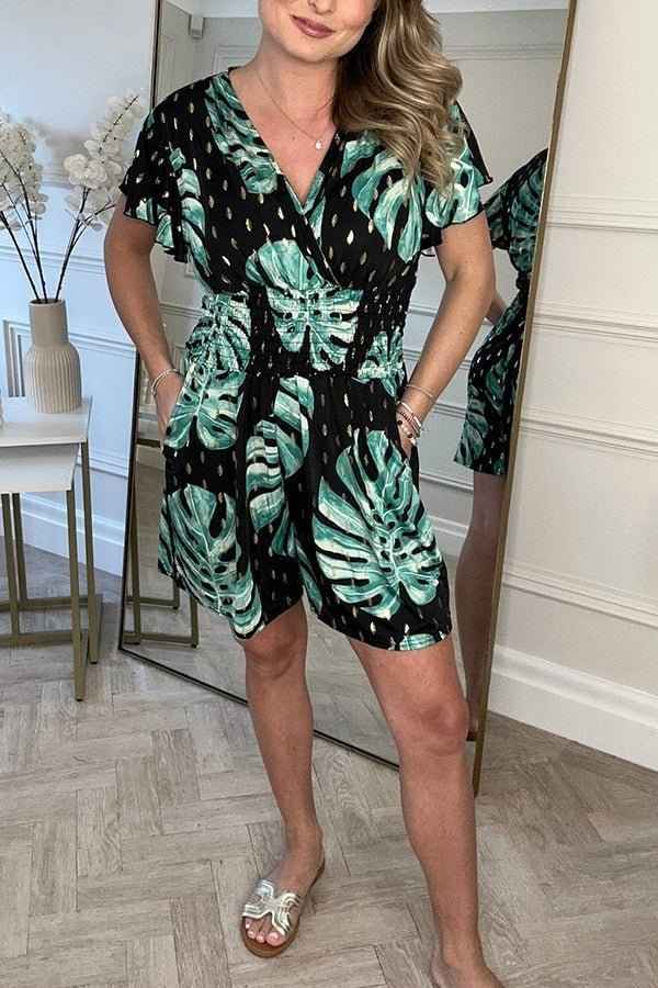 Ariella | Chic Leaf Print