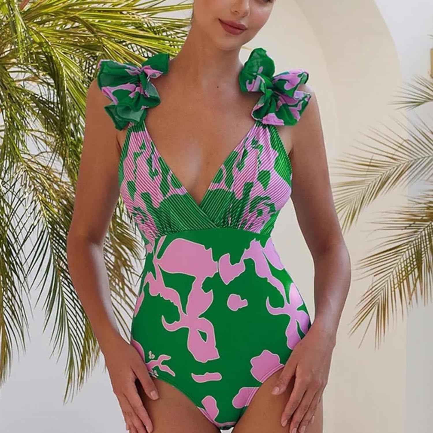 Mandy | Elegant Printed Swim Set