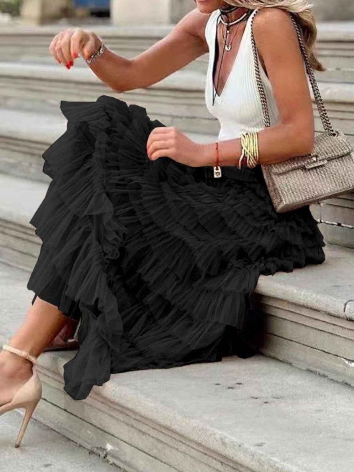 Zaria - Maxi Tulle Skirt
