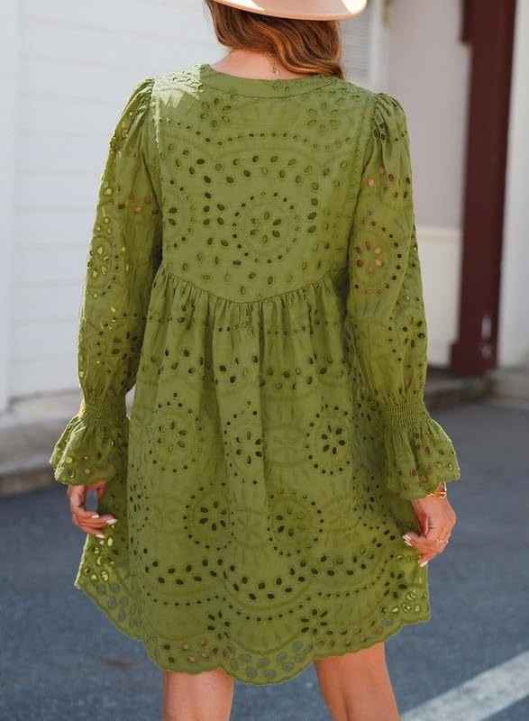 Carmela | Lace Ruffle Midi