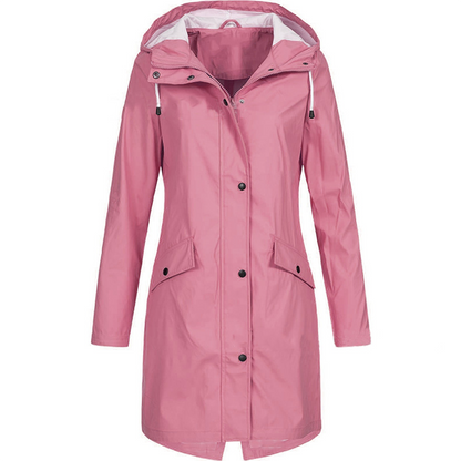 Lorraine - Waterproof Hooded Raincoat for Women Lightweight and Windproof