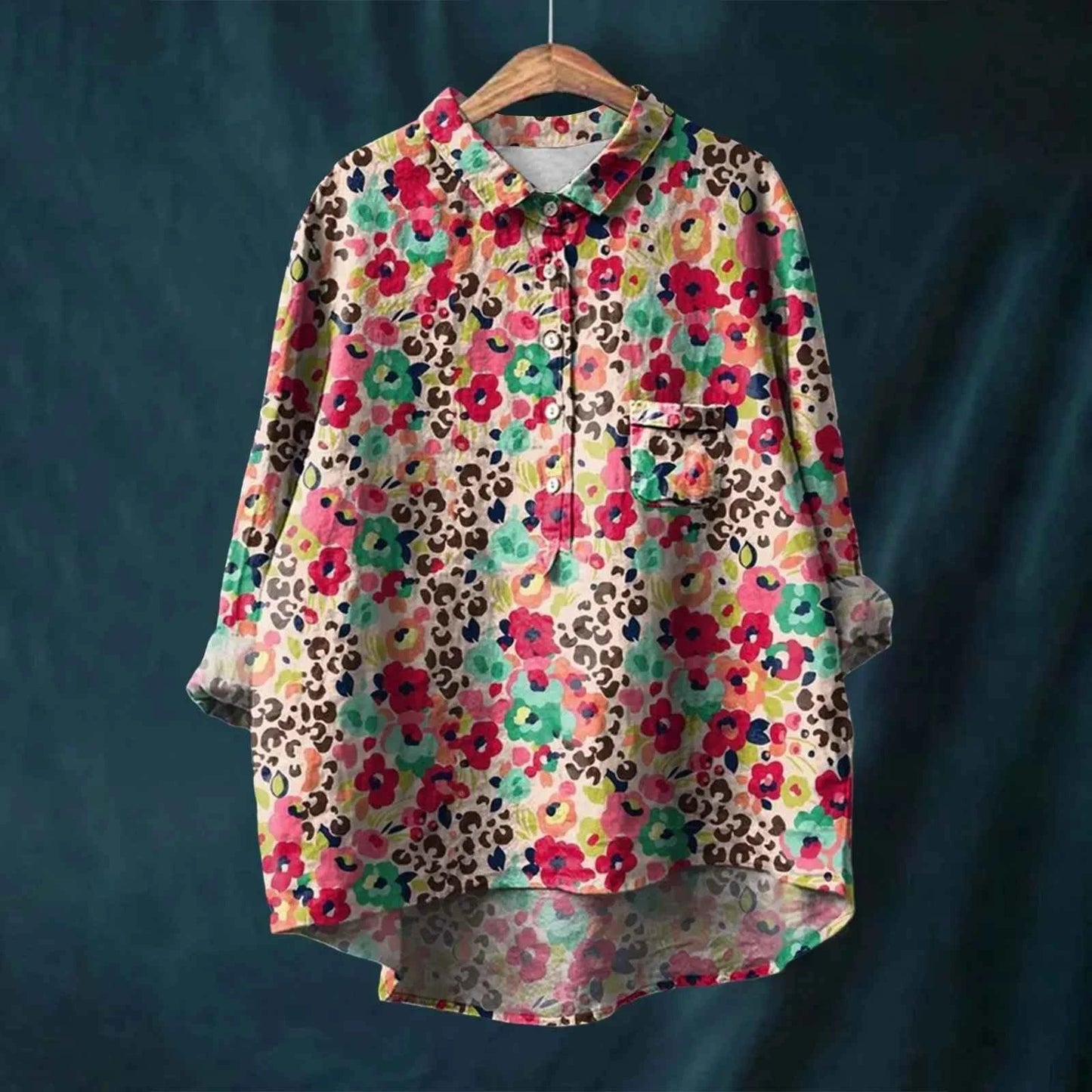 Ocean - Floral Button-Up Shirt