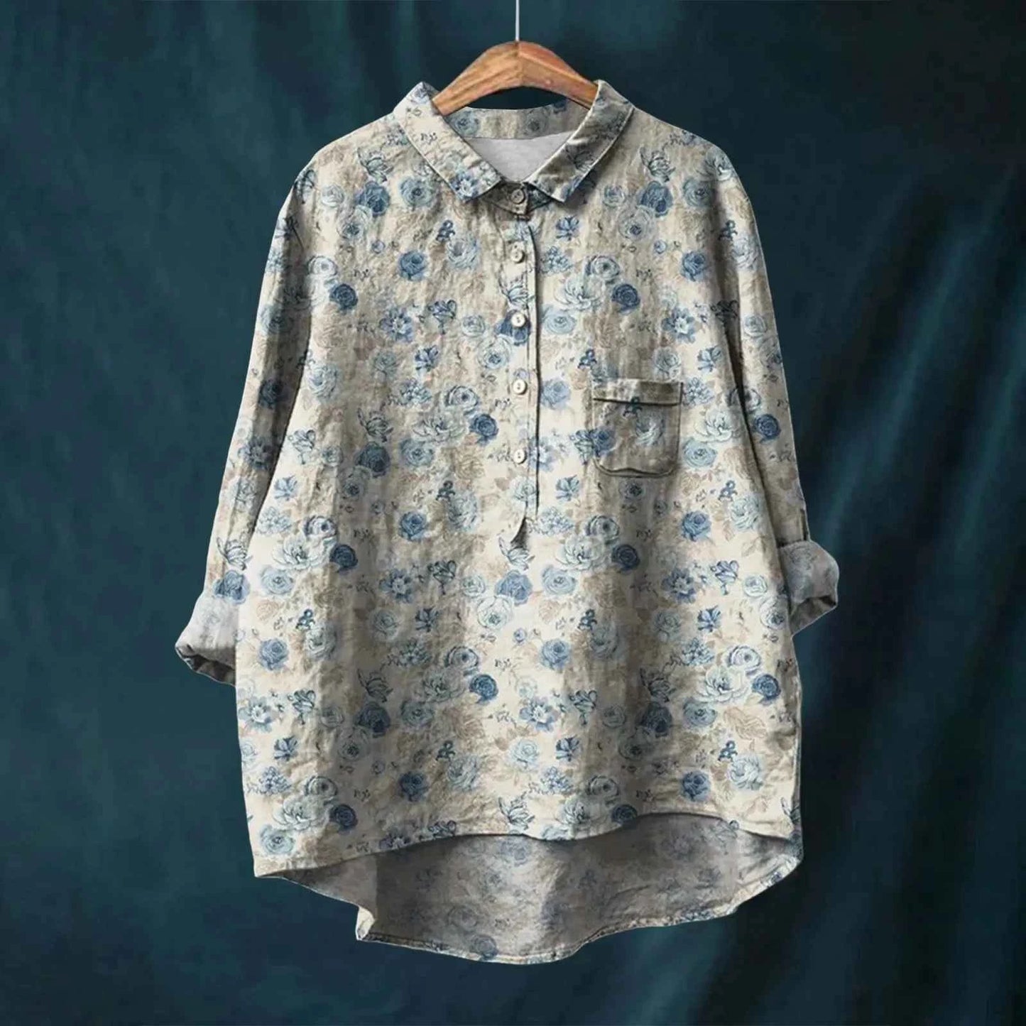 Ocean - Floral Button-Up Shirt