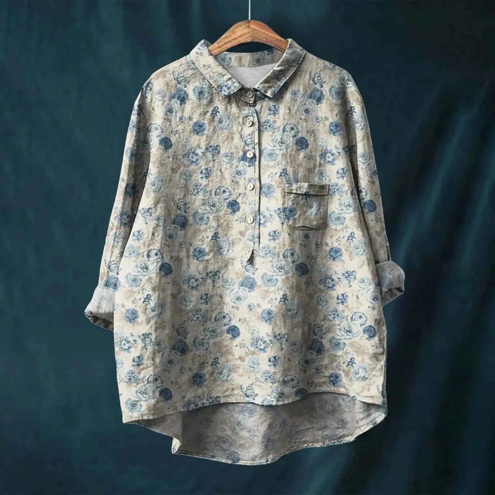 Ocean - Floral Button-Up Shirt