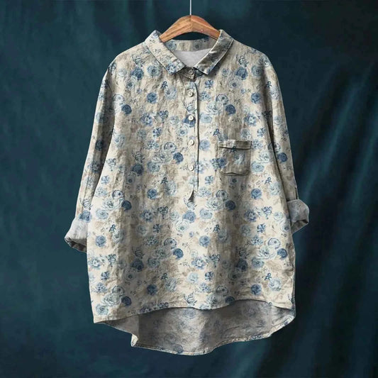 Ocean - Floral Button-Up Shirt