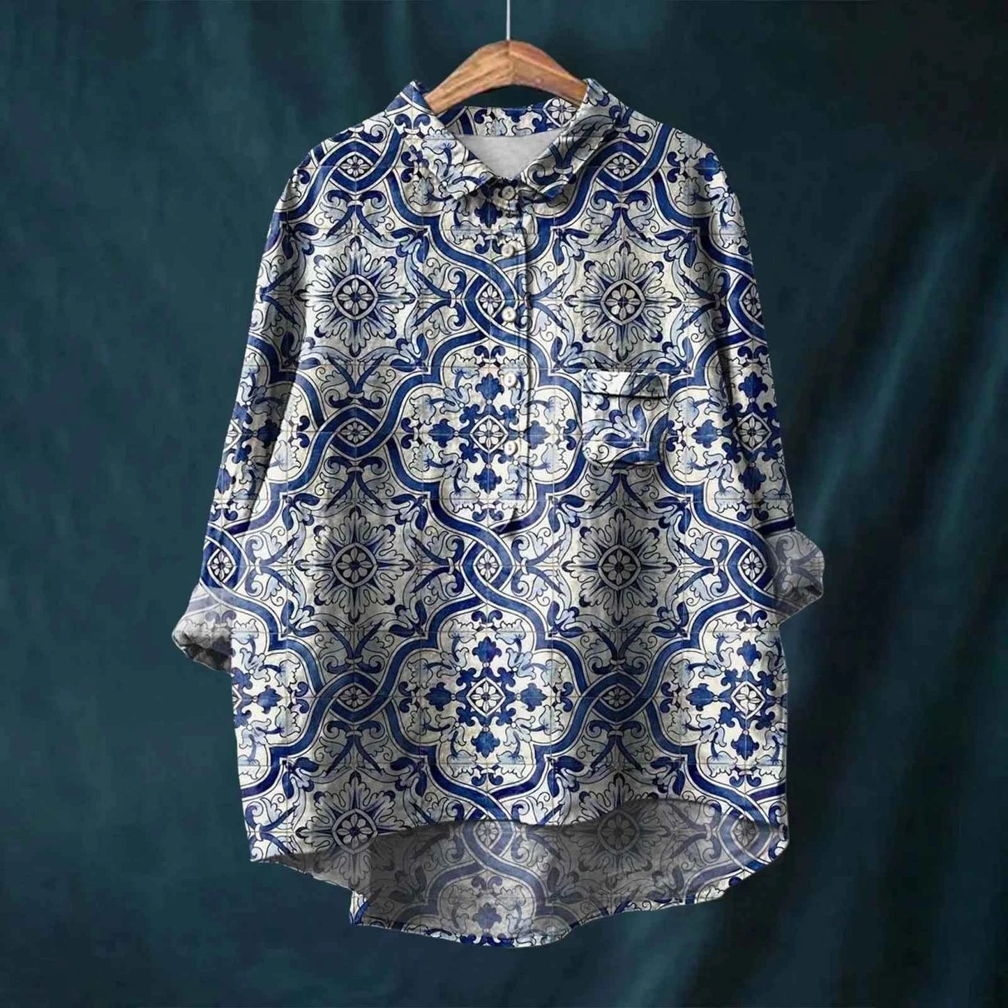 Ocean - Floral Button-Up Shirt