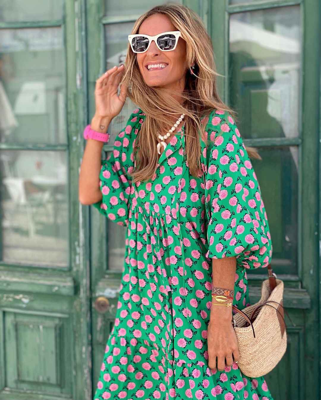 Sophia - Loose Fit Bohemian Maxi Dress