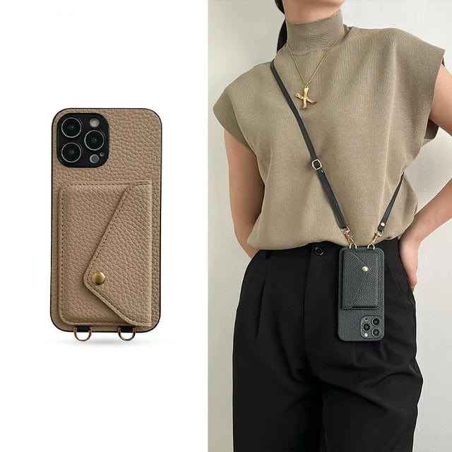 Catherine - Crossbody Phone Case with Cord for Women