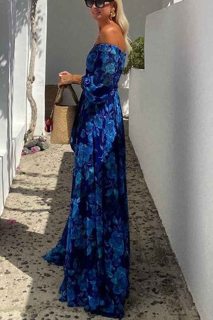 Calista | Floral Off-Shoulder Maxi Dress