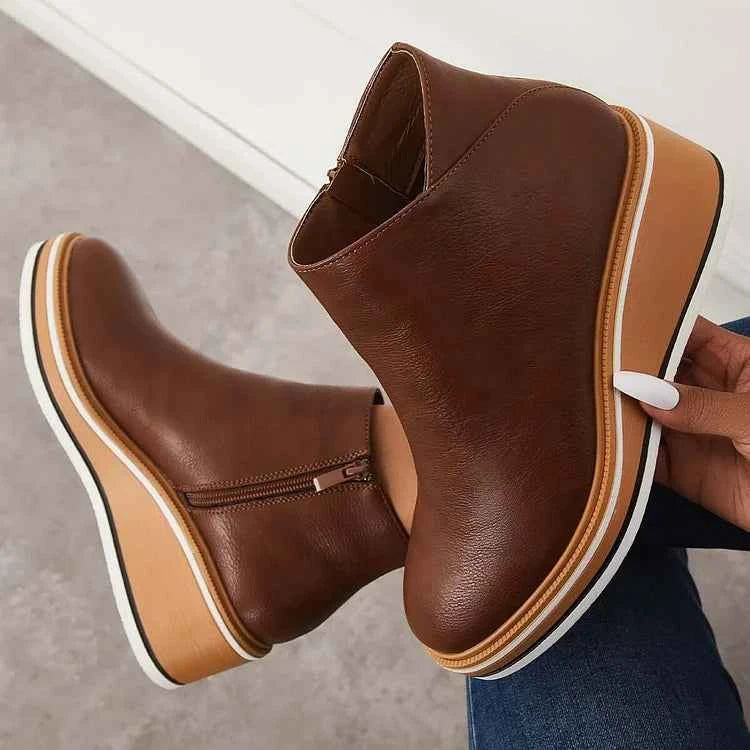 Bella - Elegant Wool-Lined Boots