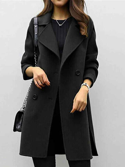 Quinn - Double-Breasted Long Coat