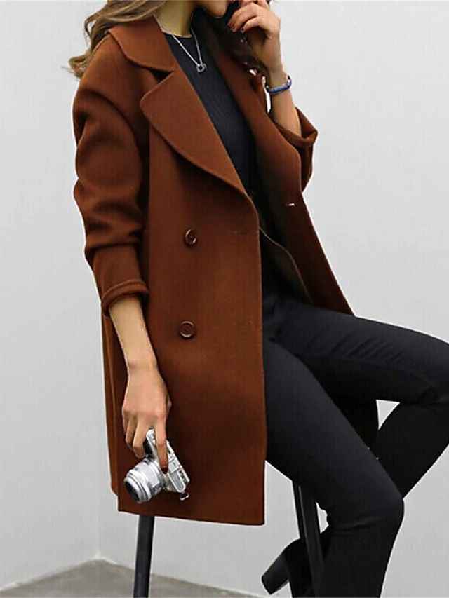 Quinn - Double-Breasted Long Coat